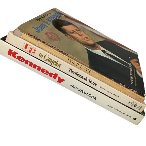 Collector's Set 4 Vintage JFK Books Family Dynasty Historical Presidency Death - Picture 2 of 16